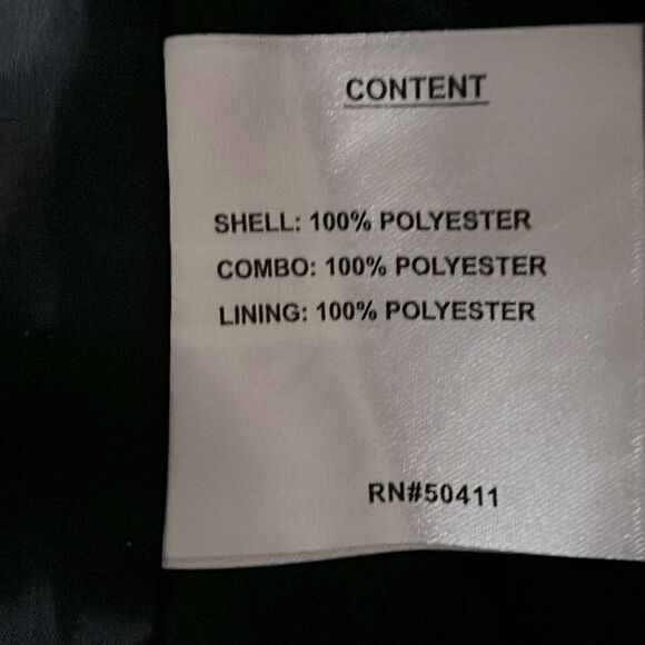 NWT Nine West Navy Utility Sherpa-Lined Jacket — Size M - Picture 9 of 9